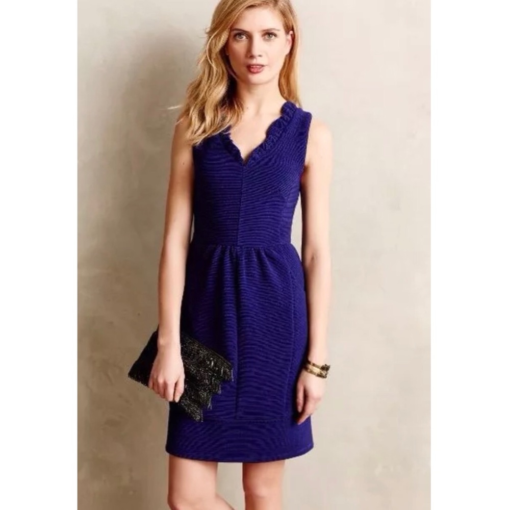 NWT Anthropologie Maeve Violet Dress with Pockets
